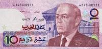 Maroc 10 Dirhams MAROC - PICK 63 b - 10 DIRHAMS - AH1407/1987 -