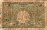 Maroc 50 Francs MAROC - PICK 44 - 50 FRANCS - 02/12/1949 -