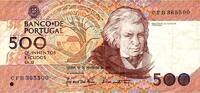 Portugal 500 Escudos PORTUGAL - PICK 180 d - 500 ESCUDOS - 13/02/1992 - TTB -