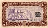 France 50 Centimes 90 - BELFORT - CHAMBRE DE COMMERCE - 50 CENTIMES - 12/10/1921 -