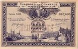 France 2 Francs 14 - CAEN ET HONFLEUR - CHAMBRES DE COMMERCE - 2 FRANCS 1920 -
