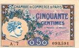 France 50 Centimes 75 - PARIS - 50 CENTIMES - 10/03/1920 - CHAMBRE DE COMMERCE DE PARIS -