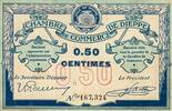 France 25 Centimes 76 - DIEPPE - CHAMBRE DE COMMERCE - 50 CENTIMES -