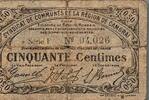 France 50 Centimes 59 - CAMBRAI - BON DE MONNAIE - 50 CENTIMES - SERIE 1 -