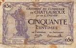 France 50 Centimes 36 - CHATEAUROUX - CHAMBRE DE COMMERCE - 50 CENTIMES - 11/08/1920 -