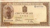 Roumanie 500 Lei ROUMANIE - PICK 51 a - 500 LEI - 20/04/1942 -