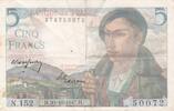 France 5 Francs 1947 F.05/07 - 5 FRANCS BERGER - 30/10/1947 - N.152 S+ 3,50 EUR  + 3,20 EUR frais d'envoi