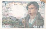 France 5 Francs 1947 F.05/07 - 5 FRANCS BERGER - 30/10/1947 - F.157 S/SS 3,50 EUR  + 3,20 EUR frais d'envoi