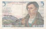 France 5 Francs 1943 F.05/05 - 5 FRANCS BERGER - 23/12/1943 - W.111 S/SS 4,00 EUR  + 3,20 EUR frais d'envoi