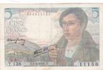 France 5 Francs 1945 F.05/06 - 5 FRANCS BERGER - 05/04/1945 - T.138 S+ 3,50 EUR  + 3,20 EUR frais d'envoi