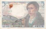 France 5 Francs F.05/06 - 5 FRANCS BERGER - 05/04/1945 - Z.132 -
