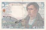 France 5 Francs 1945 F.05/06 - 5 FRANCS BERGER - 05/04/1945 - D.125 S/SS 4,00 EUR  + 3,20 EUR frais d'envoi