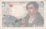 France 5 Francs 1945 F.05/06 - 5 FRANCS BERGER - 05/04/1945 - J.125 S/SS 4,00 EUR  + 3,20 EUR frais d'envoi