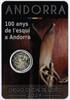 Andorre 2 € commémorative ANDORRE - 2 EURO 2024 - SKI - COINCARD -