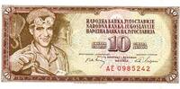 Yougoslavie 10 Dinara YOUGOSLAVIE - PICK 82 c - 10 DINARA - 01/05/1968 -