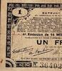 France 1 Franc 59 - NORD-PAS-DE-CALAIS - EMPRUNT GARANTI - BON DE 1 FRANC - 23/04/1915 -