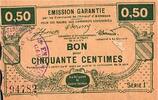 France 50 Centimes 59 - Arrondissement d'Avesnes - Bon pour 50 centimes - Série 1 -