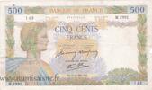 France 500 Francs F.32/17 - 500 FRANCS LA PAIX - 21/05/1941 - M.2992 - RADAR -