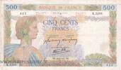 France 500 Francs F.32/19 - 500 FRANCS LA PAIX - 26/06/1941 - K.3266 -