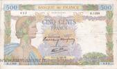 France 500 Francs F.32/10 - 500 FRANCS LA PAIX - 05/12/1940 - H.1588 -