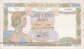France 500 Francs F.32/34 - 500 FRANCS LA PAIX - 09/04/1942 - G.5643 -
