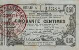 France 50 Centimes AISNE - ARDENNES - MARNE - BON REGIONAL - 50 CENTIMES - 16 JUIN 1916 - SERIE 4 -