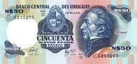 Uruguay 50 Nuevos Pesos 1981 URUGUAY - PICK 61 c - 50 NUEVOS PESOS - NON... 5,00 EUR  + 3,20 EUR frais d'envoi