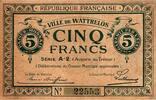 France 5 Francs 59150 - WATTRELOS - BON DE MONNAIE - 5 FRANCS -