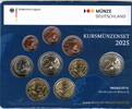 Allemagne ALLEMAGNE - COFFRET EURO 2025 - ATELIER J - 9 PIECES (5.88 EUROS) - BRILLANT UNIVERSEL -
