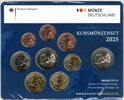 Allemagne ALLEMAGNE - COFFRET EURO 2025 - ATELIER F - 9 PIECES (5.88 EUROS) - BRILLANT UNIVERSEL -