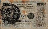 France 50 Centimes 59 - VALENCIENNES - EMPRUNT GARANTI - BON POUR 50 CENTIMES - NOVEMBRE 1915 - SERIE 7 -