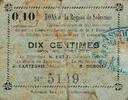 France 10 Centimes 59730 - SOLESMES - BON AU PORTEUR - 10 CENTIMES - 4EME EMISSION -
