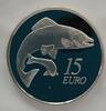 Irlande 15 Euro IRLANDE - 15 EURO - 2011 - SAUMON - HARPE -