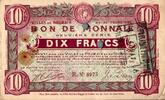 France 10 Francs 59 - ROUBAIX - TOURCOING - BON DE MONNAIE - DIX FRANCS - 9EME SERIE - 16/12/1916 -