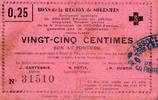 France 25 Centimes 59730 - SOLESMES - BON AU PORTEUR - 25 CENTIMES - 4EME EMISSION -