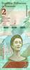 Venezuela 2 Bolivares VENEZUELA - PICK 101 a - 2 BOLIVARES - 15/01/2018 - JOSEFA CAMEJO - PERROQUET -