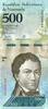 Venezuela 500 Bolivares VENEZUELA - PICK 94 b - 500 BOLIVARES - 23/03/2017 - FRANCISCO DE MIRANDO - DAUPHINS -