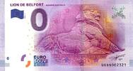 France 0 euro FRANCE - 90000 - BELFORT - Le Lion d'Auguste Bartholdi - 2016-1 -