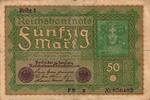 Allemagne 50 Mark ALLEMAGNE - PICK 66 - 50 MARK - 24/06/1919 -