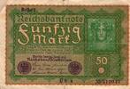 Allemagne 50 Mark ALLEMAGNE - PICK 66 - 50 MARK - 24/06/1919 -