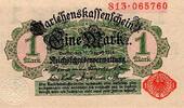 Allemagne 1 Mark ALLEMAGNE - PICK 50 - 1 MARK - 12/08/1914 -