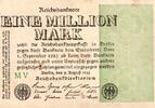 Allemagne 1 Million Mark ALLEMAGNE - PICK 102 b - 1 MILLION MARK - 09/08/1923 -