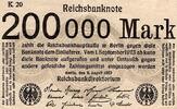 Allemagne 200.000 Mark ALLEMAGNE - PICK 100 - 200.000 MARK - 09/08/1923 -
