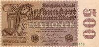 Allemagne 500.000.000 Mark ALLEMAGNE - PICK 110 d - 500.000.000 MARK - 01/09/1923 -