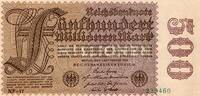 Allemagne 500.000.000 Mark ALLEMAGNE - PICK 110 d - 500.000.000 MARK - 01/09/1923 -