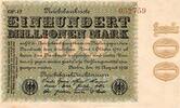 Allemagne 100 Millionen mark ALLEMAGNE - PICK 107 d - 100 MILLIONEN MARK - 22/08/1923 -