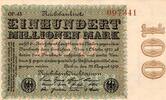 Allemagne 100 Millionen mark ALLEMAGNE - PICK 107 d - 100 MILLIONEN MARK - 22/08/1923 -