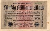 Allemagne 50.000.000 Mark ALLEMAGNE - PICK 109 c - 50 000 000 MARK - 01/09/1923 -