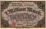Allemagne 1 Million Mark ALLEMAGNE - STADT KÖLN - 1 MILLION MARK - 1923 - SERIE A -