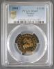 Monaco 50 Cent MONACO - KM 172 - 50 CENT 2001 - CHEVALIER GRIMALDI - PCGS MS65 -